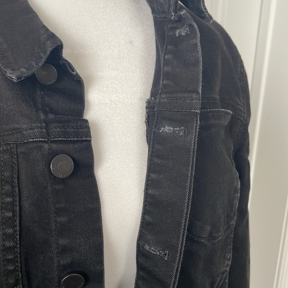 Calvin Klein Jeans Black Denim Jacket - Picture 6 of 8